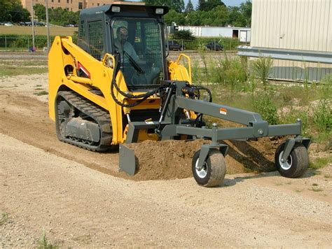 ebay skid loader attachments|used skid steer grader attachment.